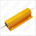 2.2r 50w Watt Load Resistor Aluminum Wire Wound Golden