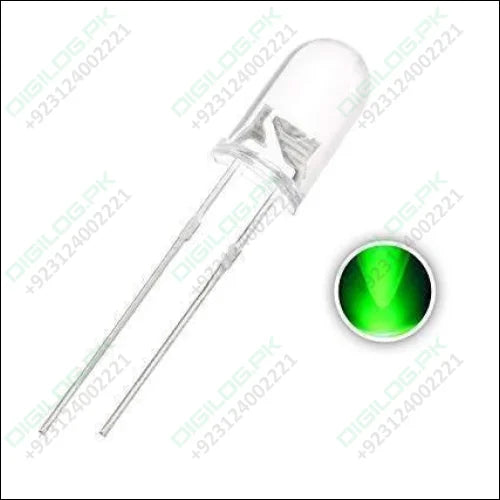 Crystal 5mm Green Led Light Emitting Diode