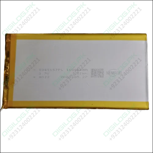 5385157pl 3.7v 10000mah Lithium Ion Battery Stock Lot