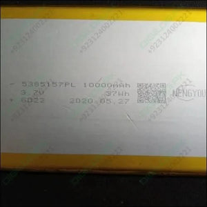 5385157pl 3.7v 10000mah Lithium Ion Battery Stock Lot