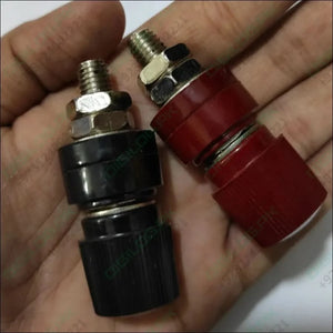 555 Black Red Terminal M8 Blocks Power Supply Terminals Welding Machine Inverter Post Connector