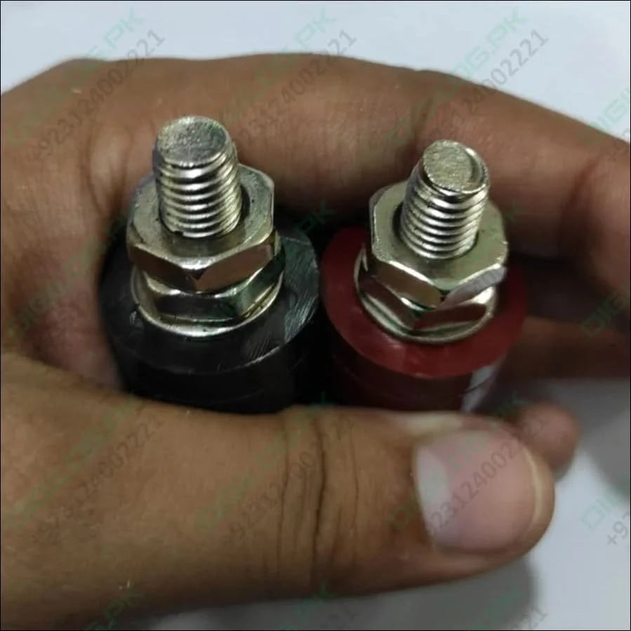 555 Black Red Terminal M8 Blocks Power Supply Terminals Welding Machine Inverter Post Connector