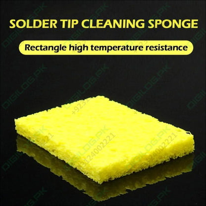 55mmx37mm Soldering Iron Tip Cleaner Sponge In Pakistan