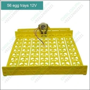 56 Eggs Tray Poultry Chicken Bird 12v Incubator Turner