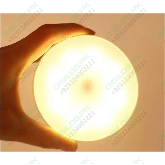 Led Body Induction Lamp Night Light Warm White Pir Sensor