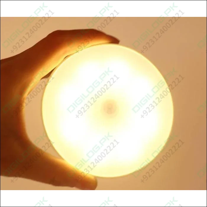 Led Body Induction Lamp Night Light Warm White Pir Sensor