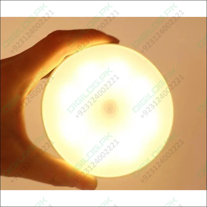 Led Body Induction Lamp Night Light Warm White Pir Sensor