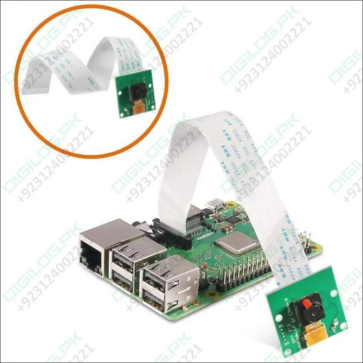 5MP Raspberry Pi Camera Module V1.3: 1080p, High-Resolution - Digilog.pk