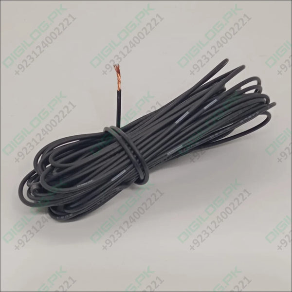 5 Meter Black Solderable Flexible Wire