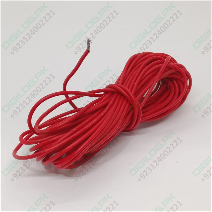 5 Meter Red Solderable Flexible Wire