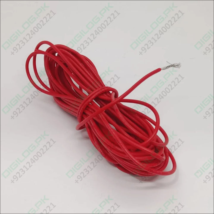 5 Meter Red Solderable Flexible Wire