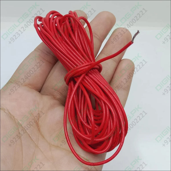 5 Meter Red Solderable Flexible Wire