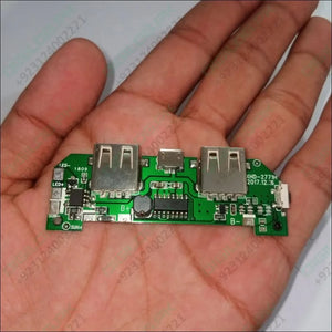 Pull Out 5v 2a Diy Power Bank Module With Emergency Light
