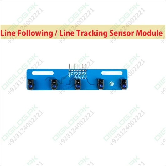 5 Channel Tcrt5000 Ir Array Tracking Sensor Module