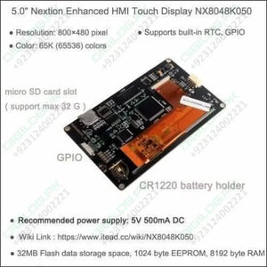 5 Inch Nextion Tft Hmi Lcd Touchscreen Nx8048k050