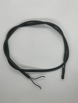 5k NTC Temperature Sensor Probe (non-waterproof) - a black two-wire cable with a small sensor tip labeled 5K at one end and two stripped wire leads at the other.