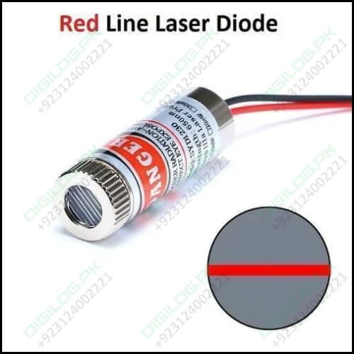 5mw 650nm Red Line Laser Module Focus Adjustable Diode