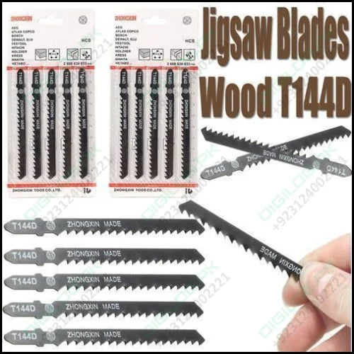 5pcs Jigsaw Blades Wood Cutter T144d