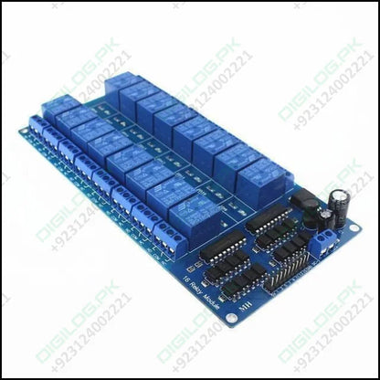 5v 16 Channel Relay Module With Optocoupler Lm2576 Power