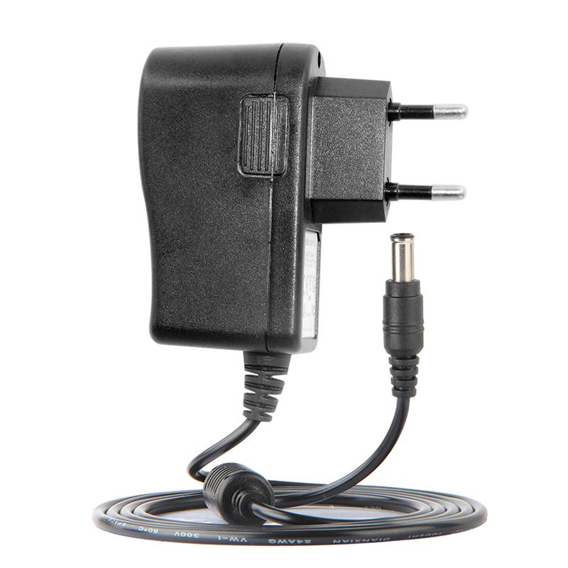 5V 1A DC Power Supply Adapter Charger - a black wall-plug power adapter with a round DC output connector and a ferrite bead on the cable.