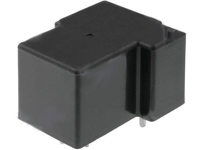 5V 30A DC Power Relay 250VAC 5pin - a black rectangular electronic relay component with five metal connection pins visible at the base.