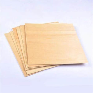 600MMX440MMX10MM wooden project box - shown as a stack of several rectangular light-brown wooden sheets against a plain white background.