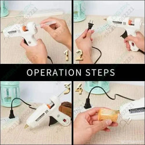 60w 100w Dual Temp Power Hot Melt Glue Gun