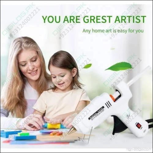 60w 100w Dual Temp Power Hot Melt Glue Gun