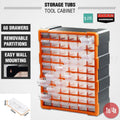 60 Drawer Plastic Component Storage Tools Box Makeup