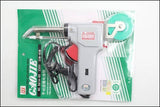 60W Manual Automatic Tin Welding Gun 941-60 Soldering Gun - a grey pistol-grip soldering iron with a green solder spool, sealed in its original retail blister packaging.