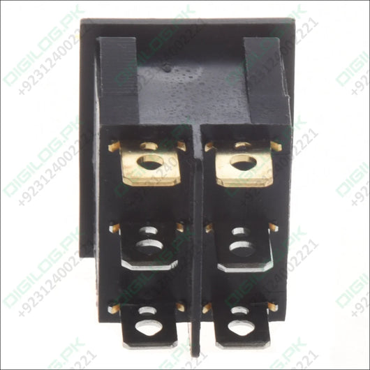 6 Pin Dual SPST Switch - 1 x Rocker Switch