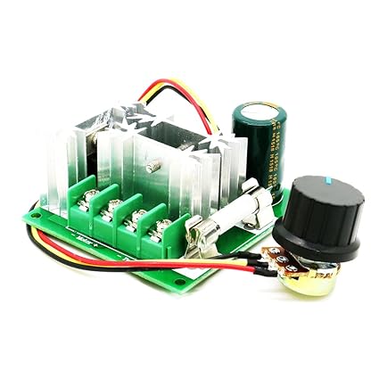 Image result for 6V-90V 15A PWM DC Motor Speed Controller with/ Knob--High Efficiency,