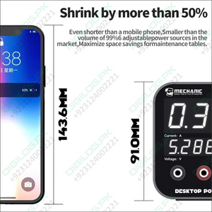 Mechanic DC-1505 Smart Mini Desktop Adjustable Bench Power Supply Tool
