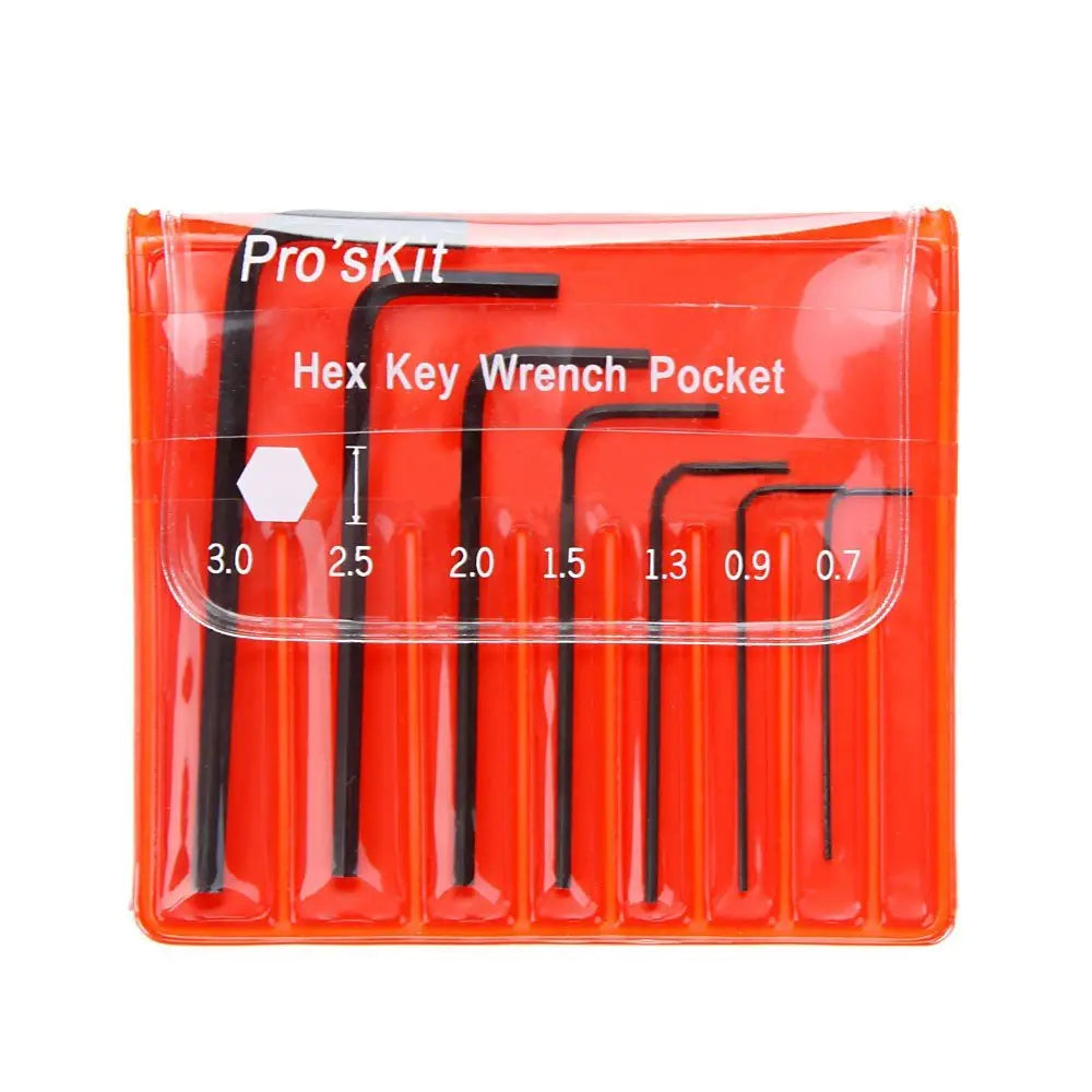 Miniature l Key Wrench Screwdriver Kit Hex Set Allen 7pcs