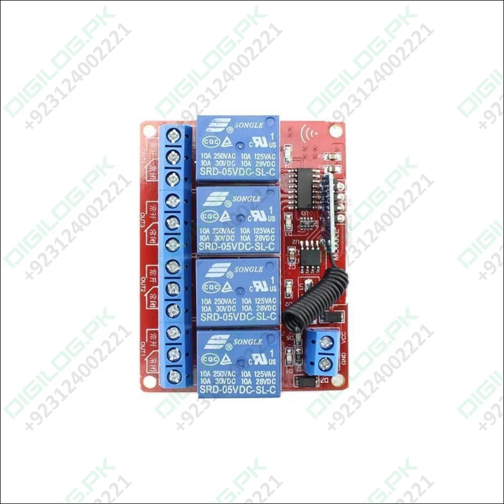 4 Channels Rf Remote Control Module Dc 12v