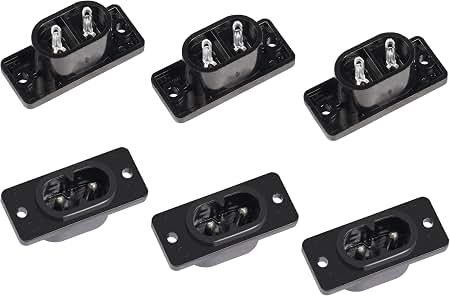 LZ-8-25 outlet C8 power ac socket 2 pin
