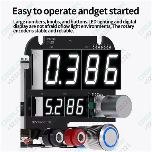 Mechanic DC-1505 Smart Mini Desktop Adjustable Bench Power Supply Tool
