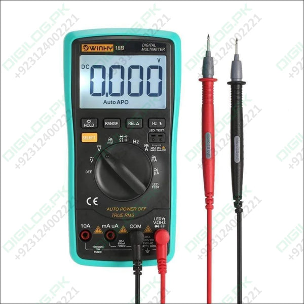 Digital Multimeter 18b True Tester Rms Ac Dc Volt Amp Ohm