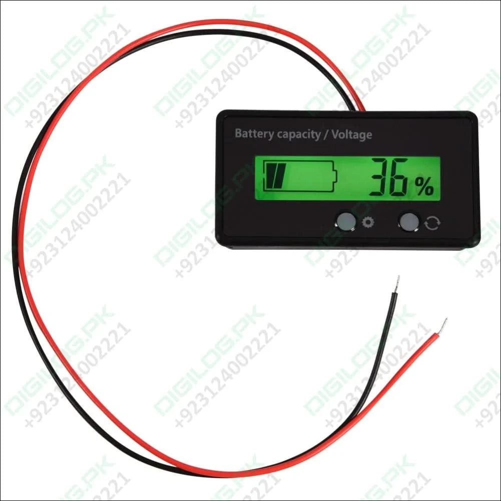 Battery Capacity Tester LCD Display Digital Lithium Battery Status Display Capacity Voltage Meter Tester Voltmeter