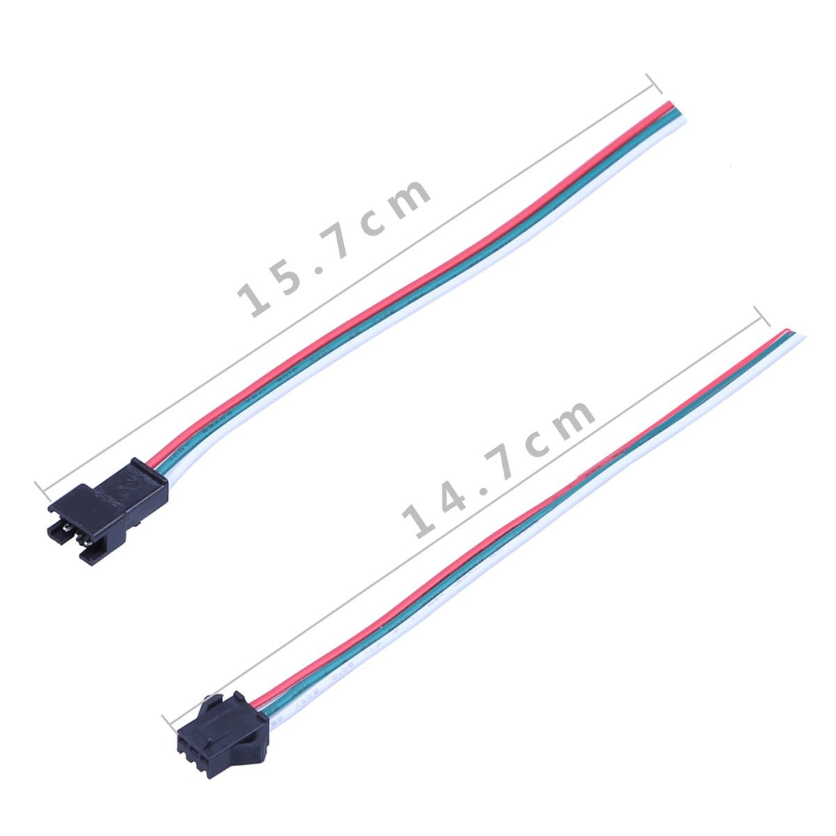 Jst Sm 3 Pins Plug Male And Female Wire Connector