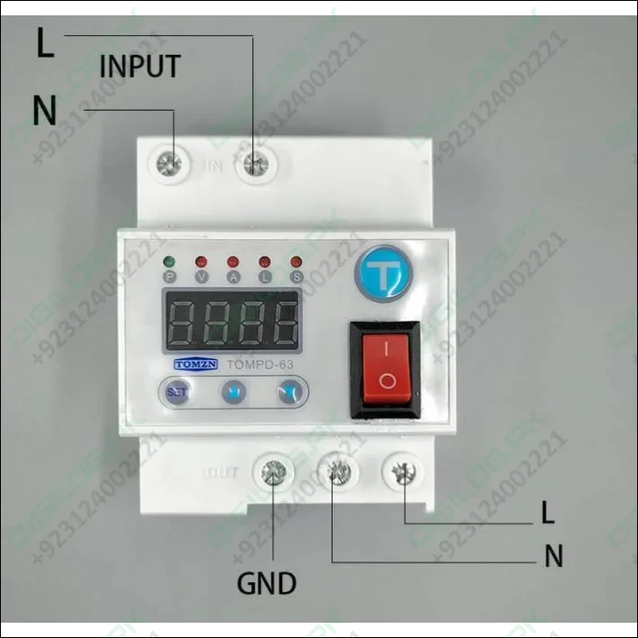 63A Automatic Re connection Circuit Breaker Over and Under
