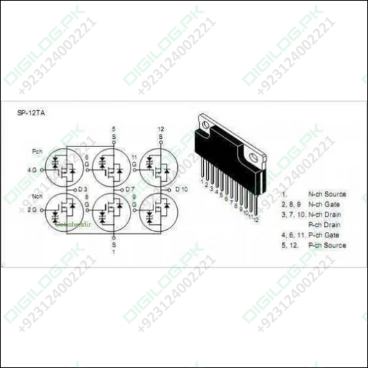 6am13 Silicon N-channel/p-channel Complementary Power Mos