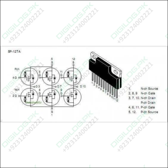 6am13 Silicon N-channel/p-channel Complementary Power Mos