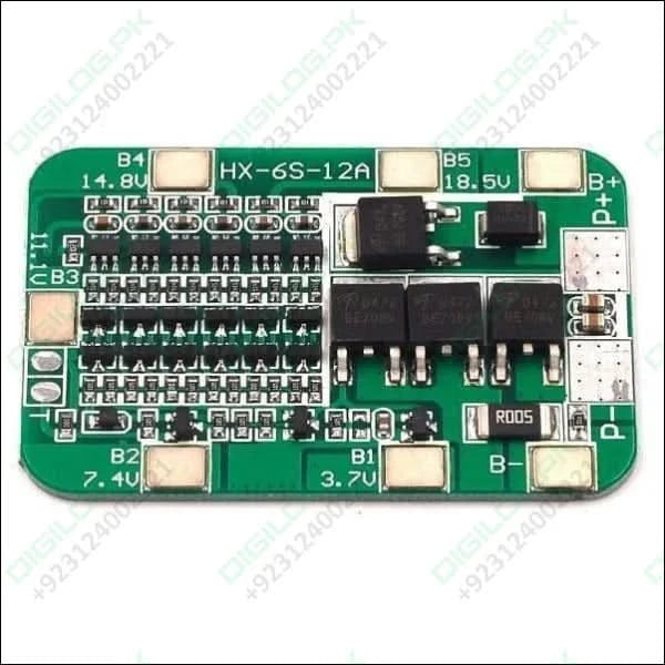6s Bms 22.2v 12a Lithium Battery 6 Cells 18650 Charging