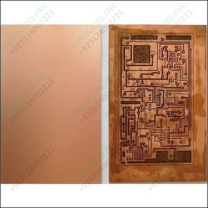6x4 Inch One Sided Bakelite Copper Sheet Clad Plate