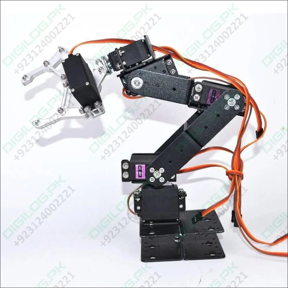 Dof Robotic Arm Arduino Code Circuit Diagram Dof Robotic Arm