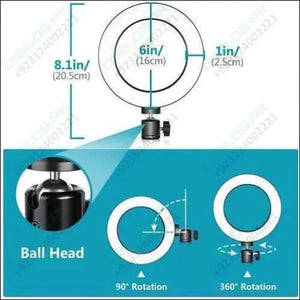 6 Inch 15cm Selfie Led Ring Light Without Stand For Tiktok