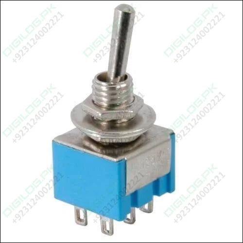 Mini Mts - 203 6 - pin Dpdt 6a 125vac Toggle Switch 6 Pin