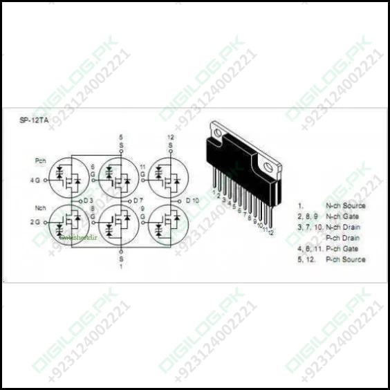6am13 Silicon N-channel/p-channel Complementary Power Mos