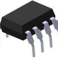 6N137 High Speed Optocoupler - shown as a black, rectangular 8-pin integrated circuit component with metallic pins extending from its sides.